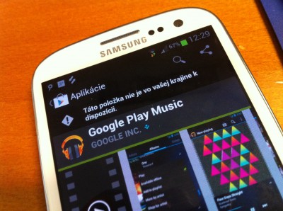 Aplikácia Google Music