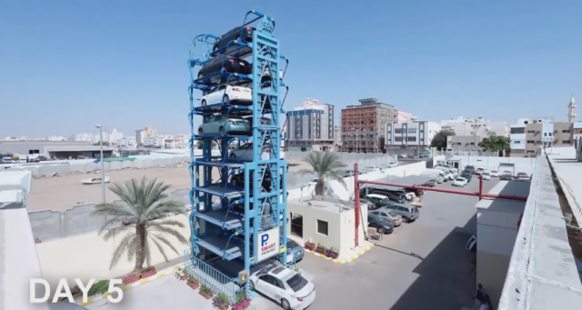 First-smart-parking-assembled-in-Saudi-Arabia-in-five-days
